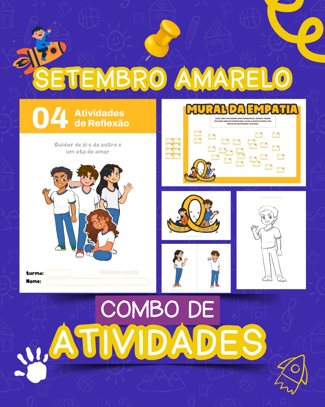 Kit Setembro Amarelo