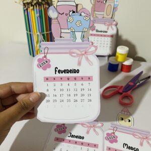 Calendário de mesa