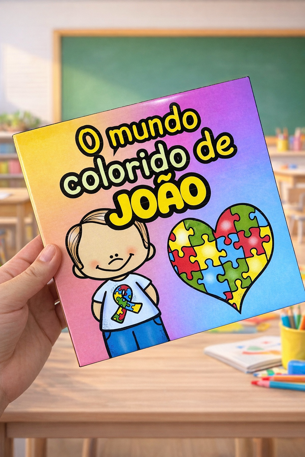 Livro conscientização sobre o autismo