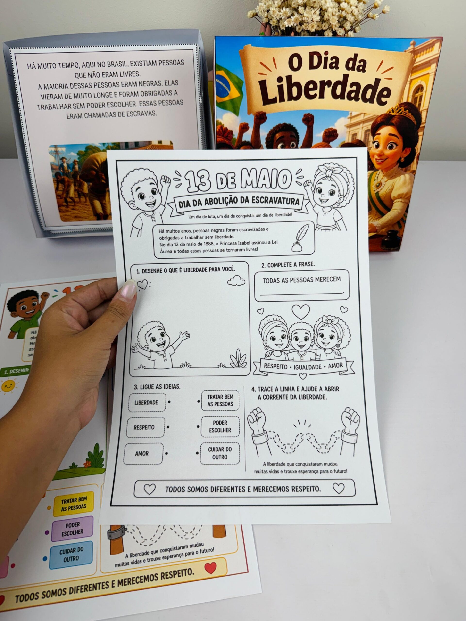 Abolição da escravatura caixa de história - Imagem 3