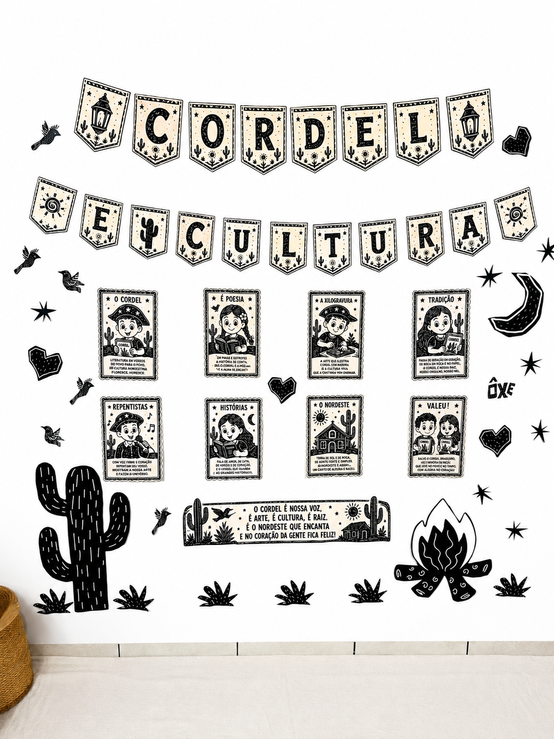 Painel cordel é cultura