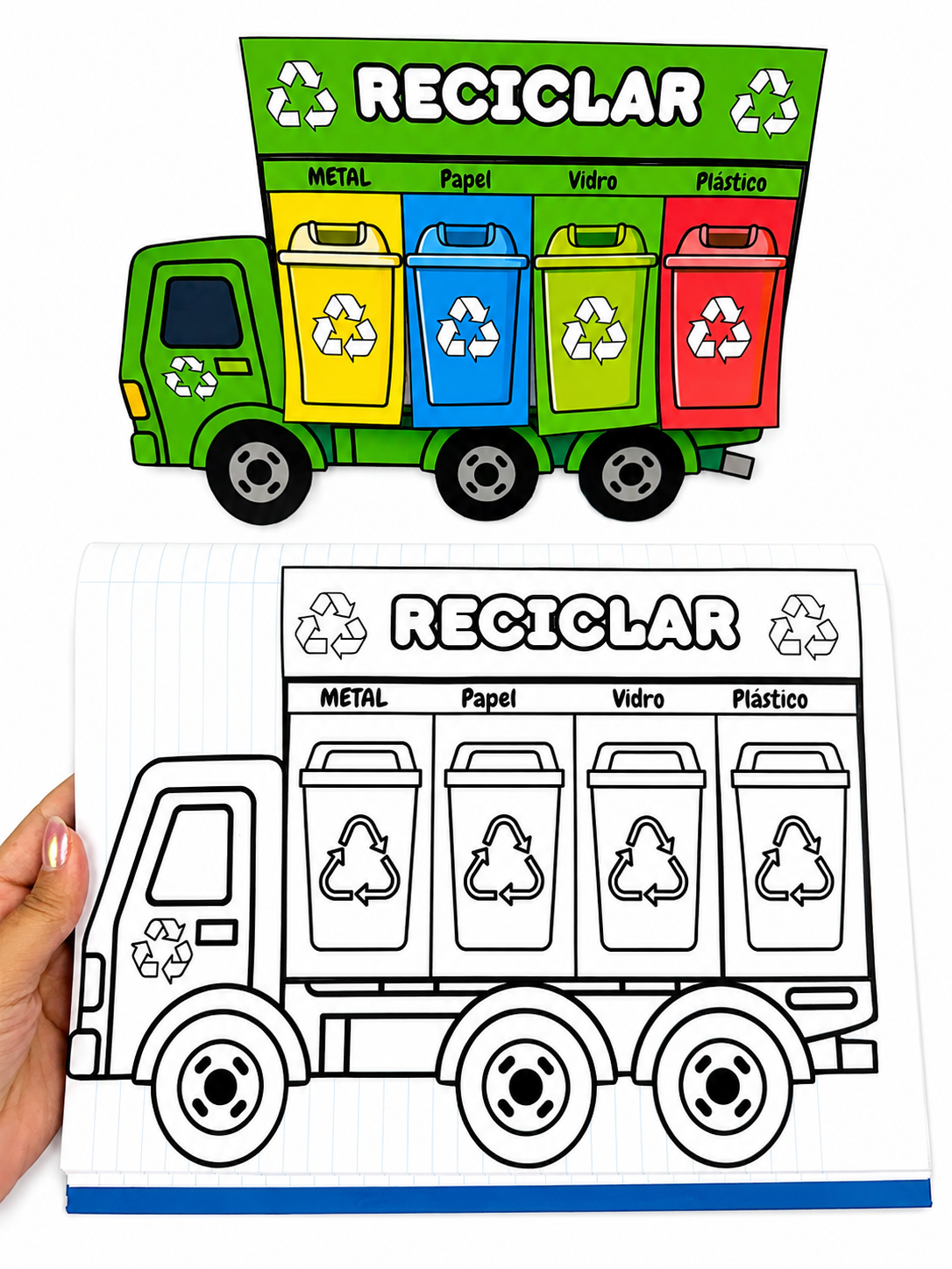 Caminhão reciclagem