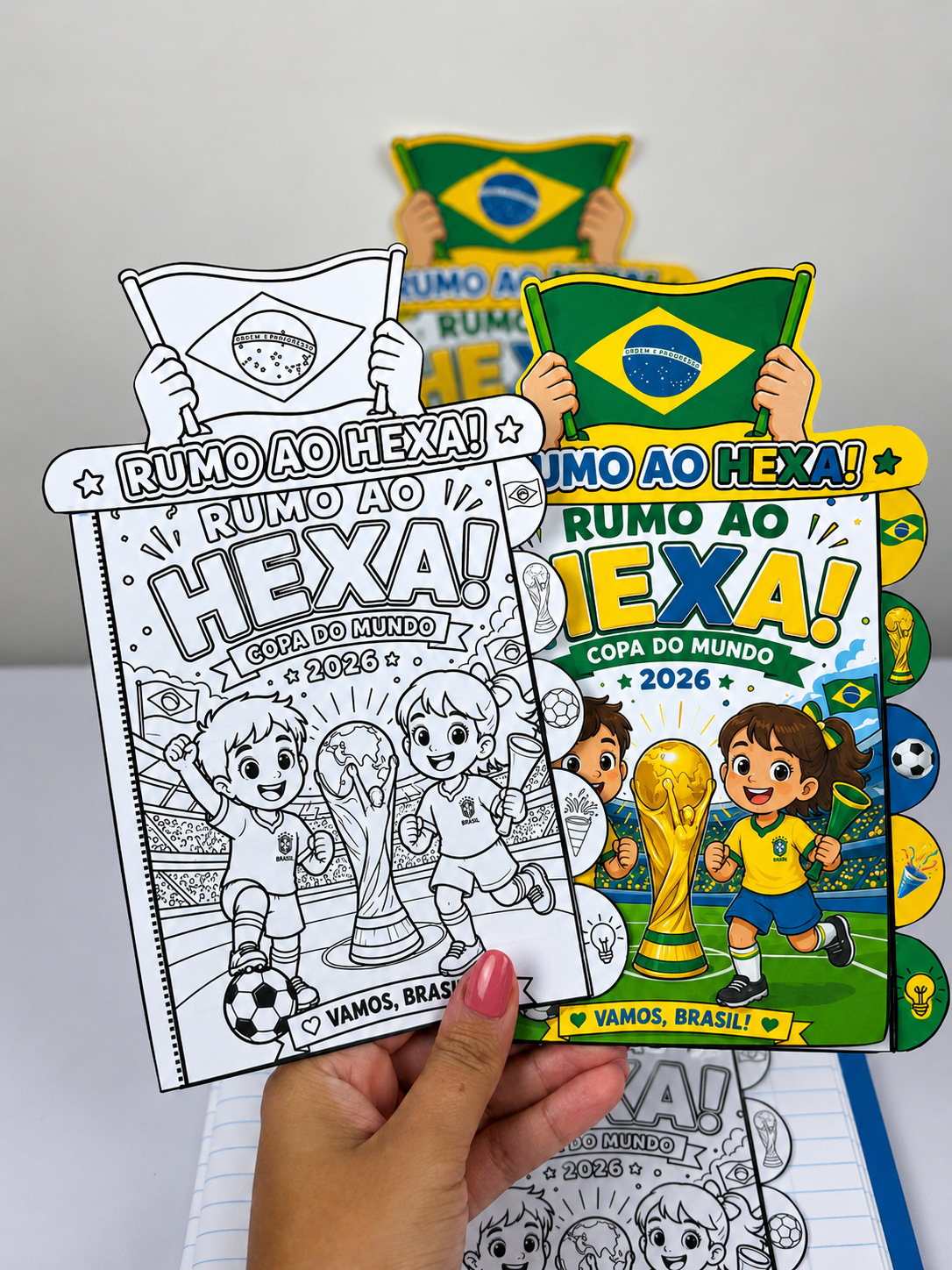 Mini livro copa do mundo