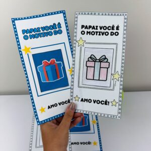 cartão sorriso papai