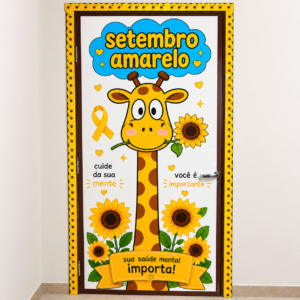 Painel de porta setembro amarelo