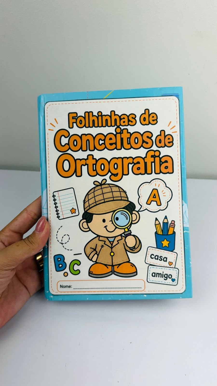 Folhinhas de conceitos de ortografia
