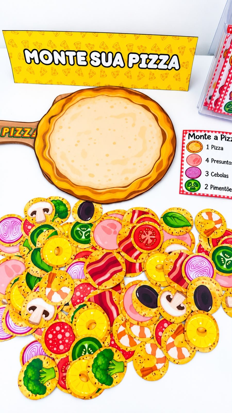 Monte sua pizza