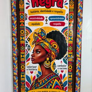 Painel de porta consciência negra