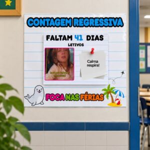 Contagem regressiva férias