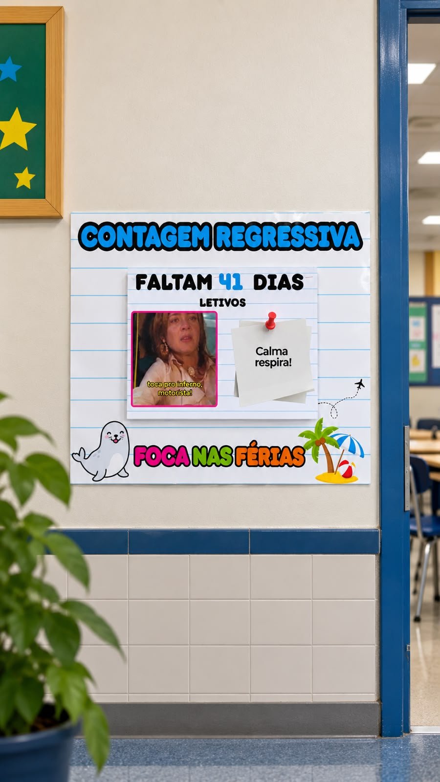 Contagem regressiva férias